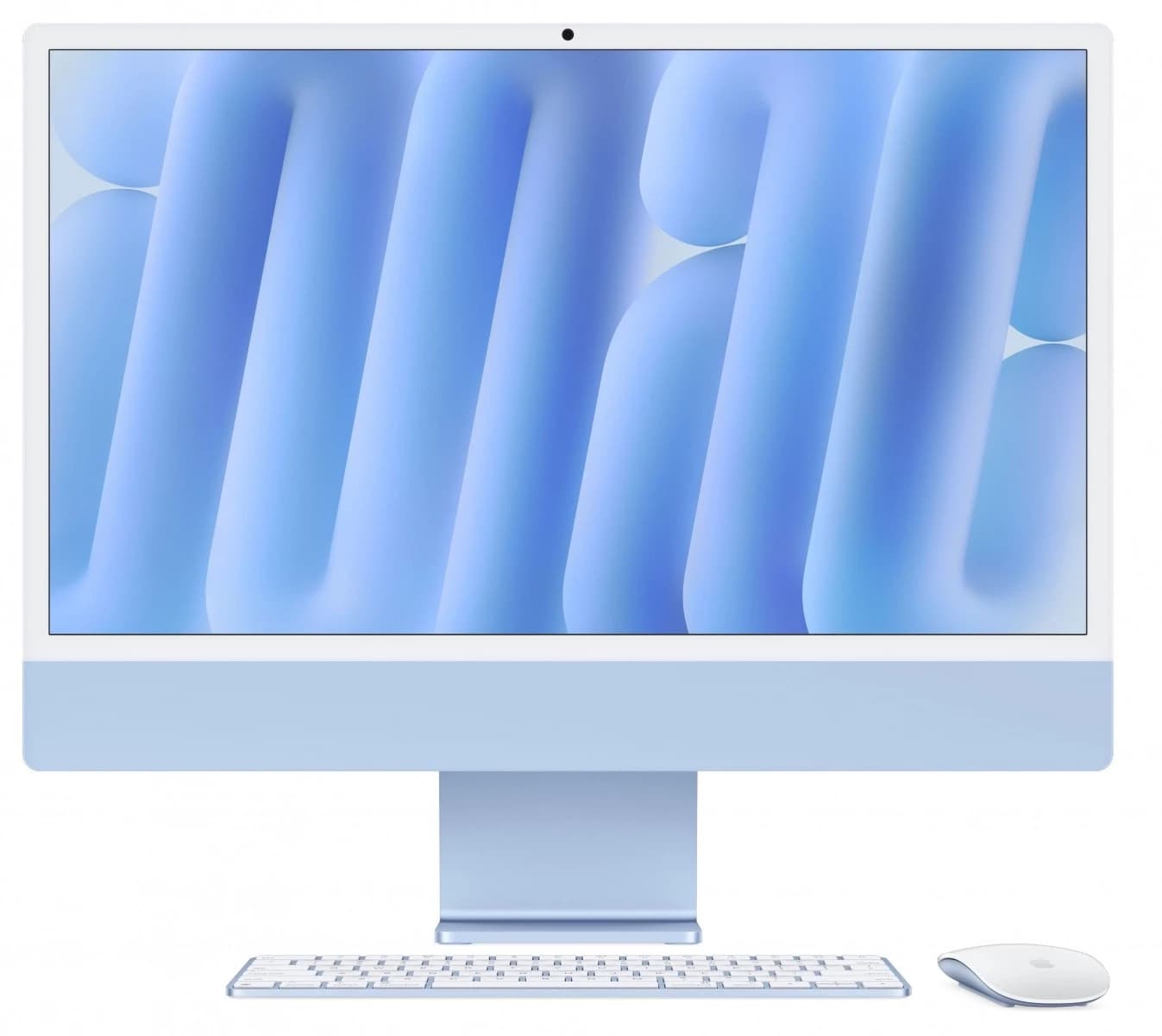 IMac 24 colių: M4 8/8, 16 GB, 256 GB SSD - Mėlyna