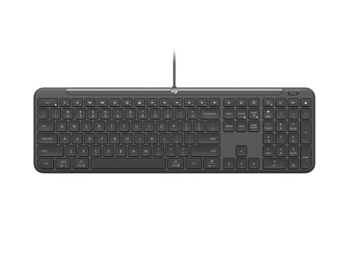 Logitech Signature Slim Wired K620 for Business Graphite Nordic