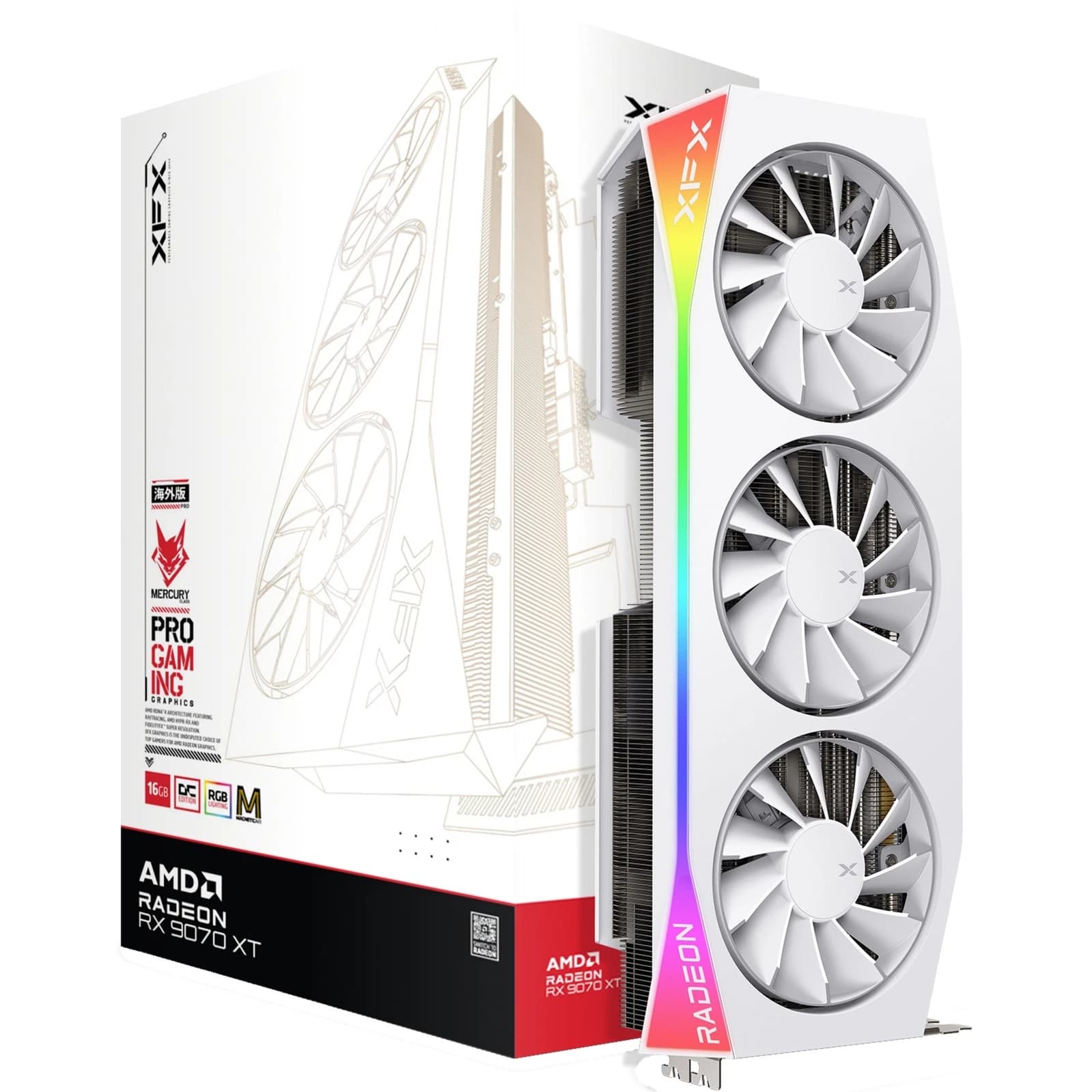 XFX RX 9070 XT Mercury OC Magnetic Air 16GB