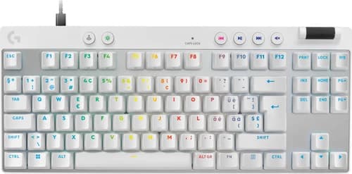 Logitech G PRO X TKL Rapid Swiss (White)