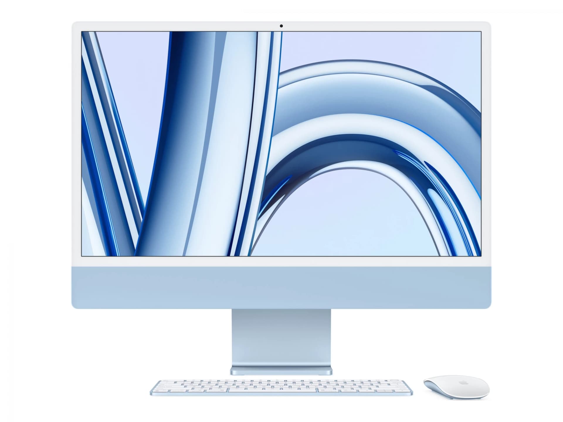 IMac 24 colių: M4 10/10, 16 GB, 512 GB SSD - mėlyna