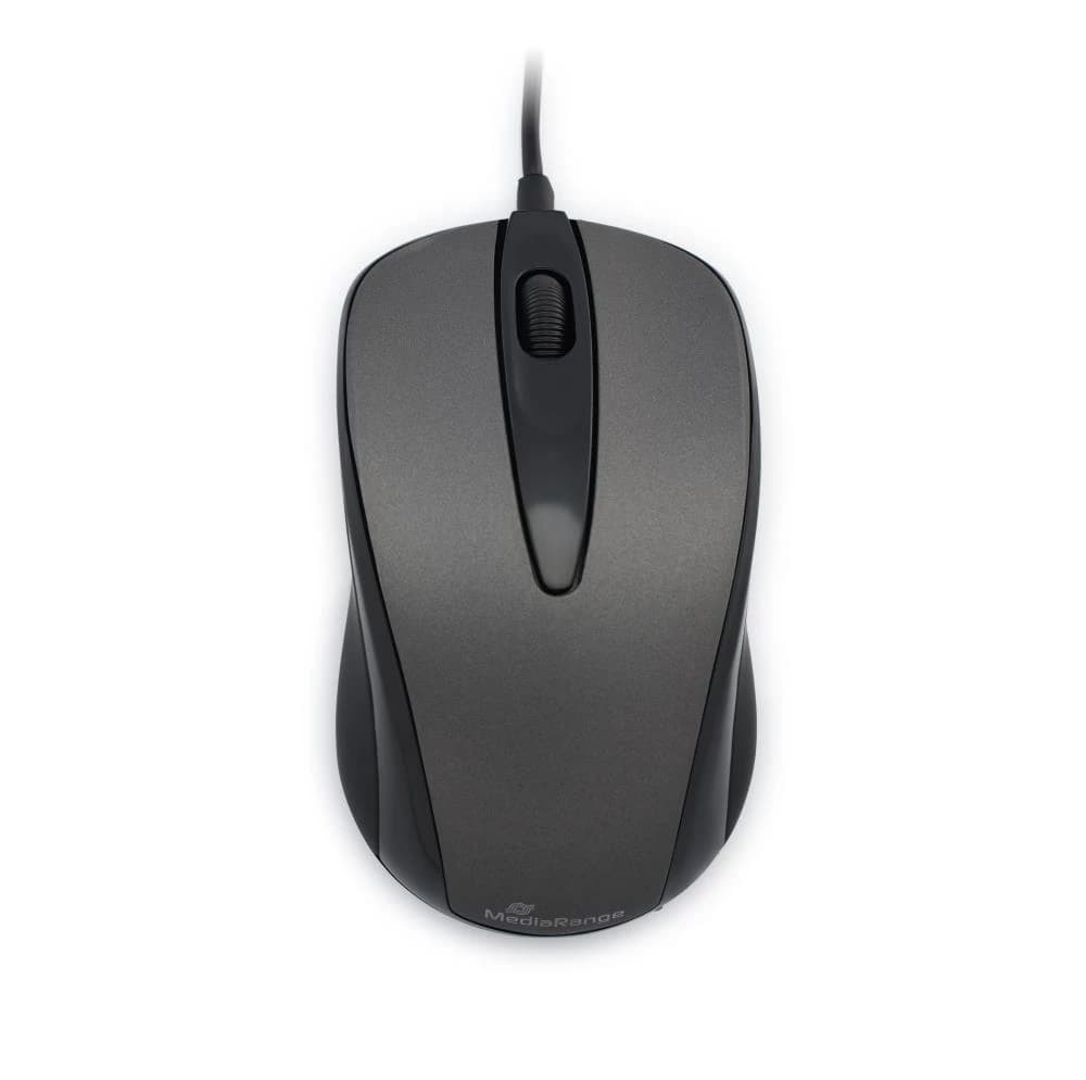 MediaRange MROS201 Optical Mouse (Black/Grey)