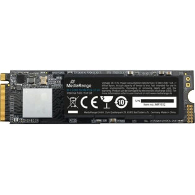MediaRange 512GB NVMe SSD
