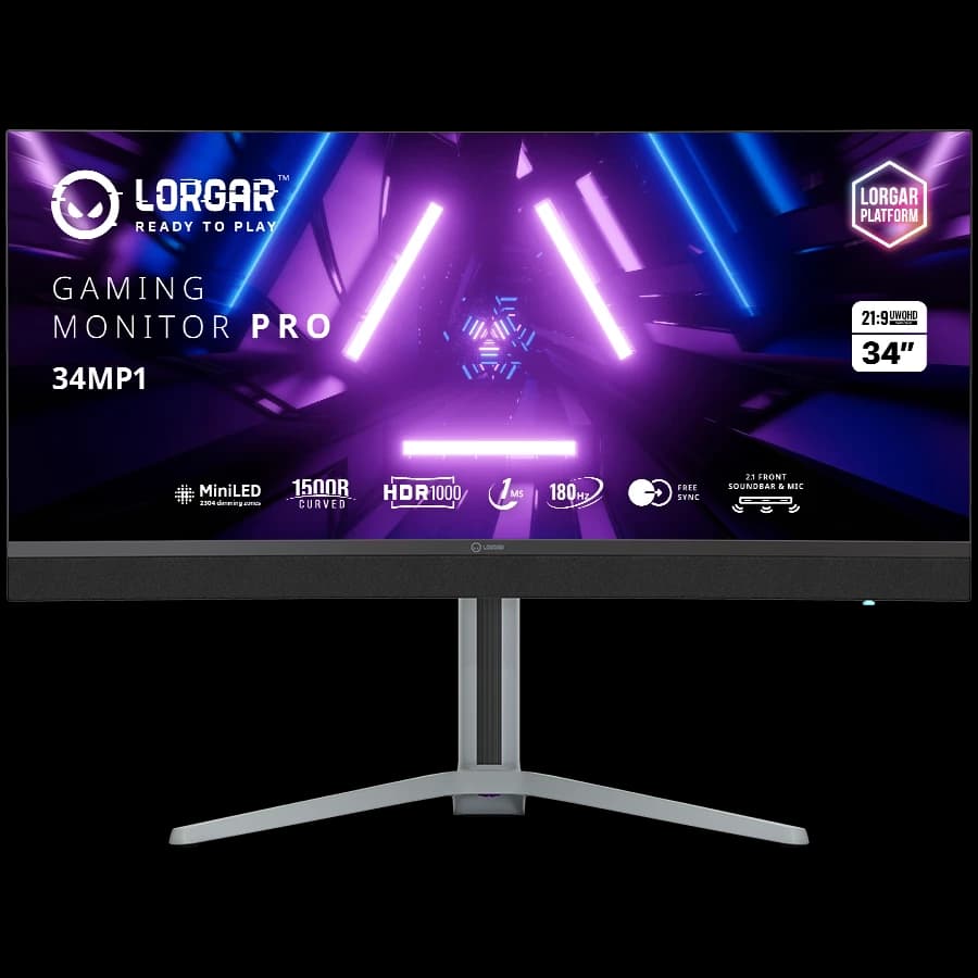 Lorgar 34MP1 34" UWQHD VA 180Hz