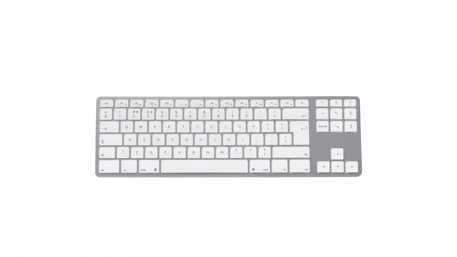 Matias Aluminum Tenkeyless Bluetooth Keyboard for Mac UK (Silver)