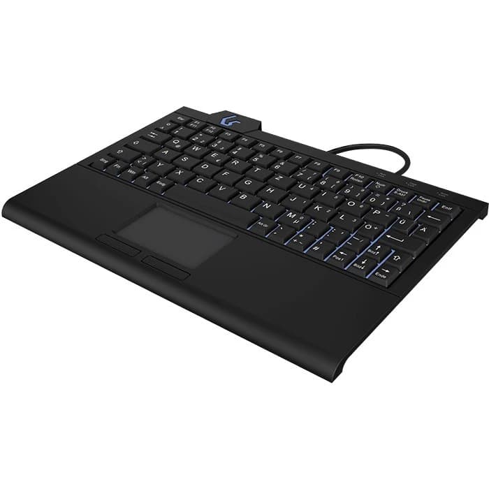 KeySonic KSK-3210ELU Super Mini Touchpad German (Black)