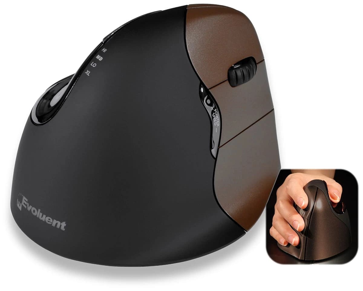 Evoluent VerticalMouse 4 Small Wireless