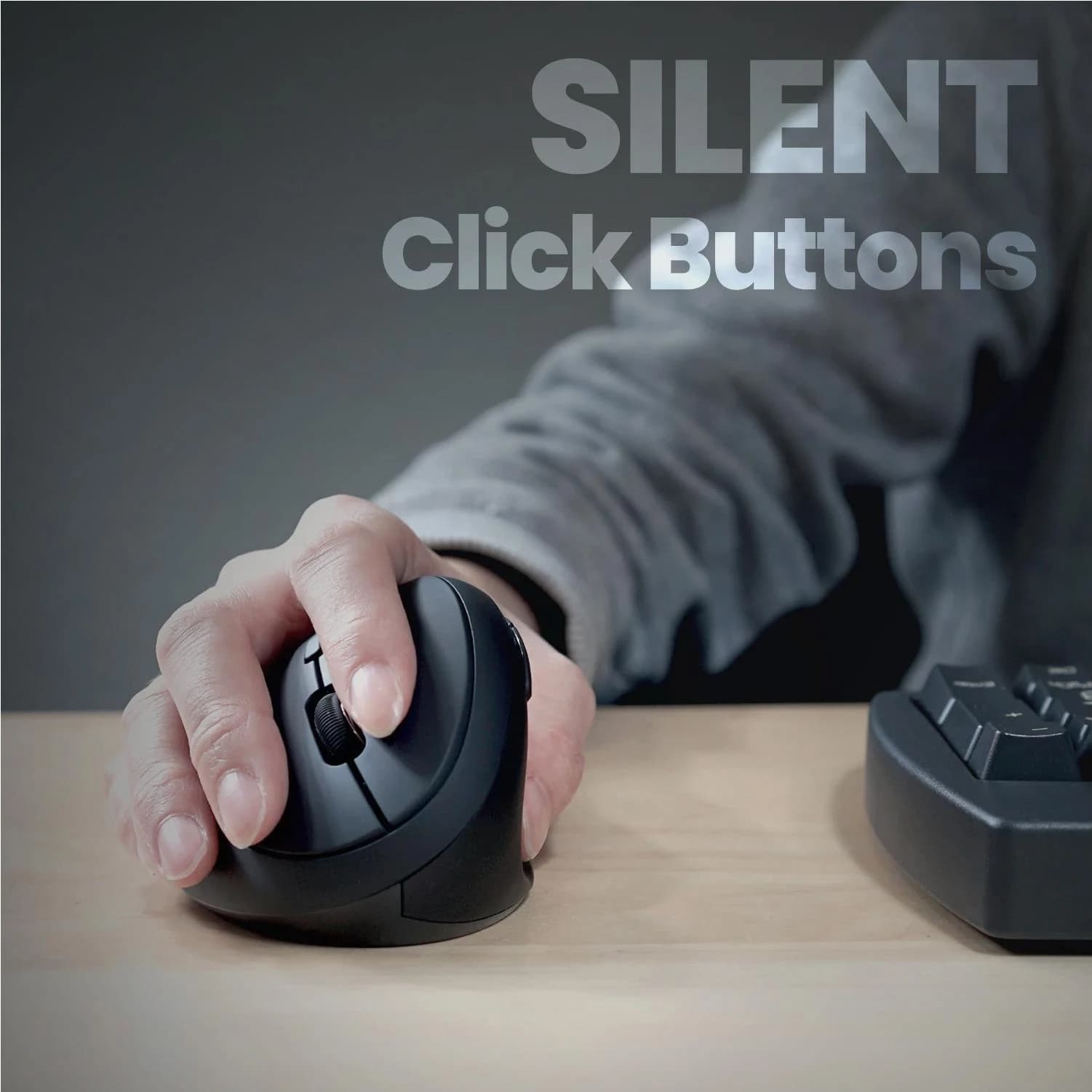 Perixx PERIMICE-719L Wireless Ergonomic Left-Handed (Black)