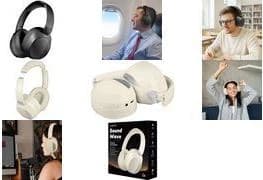 Logilink BT0071C Bluetooth Headphones (Cream)