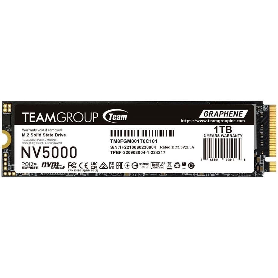 TEAMGROUP 1TB NV5000 NVMe SSD