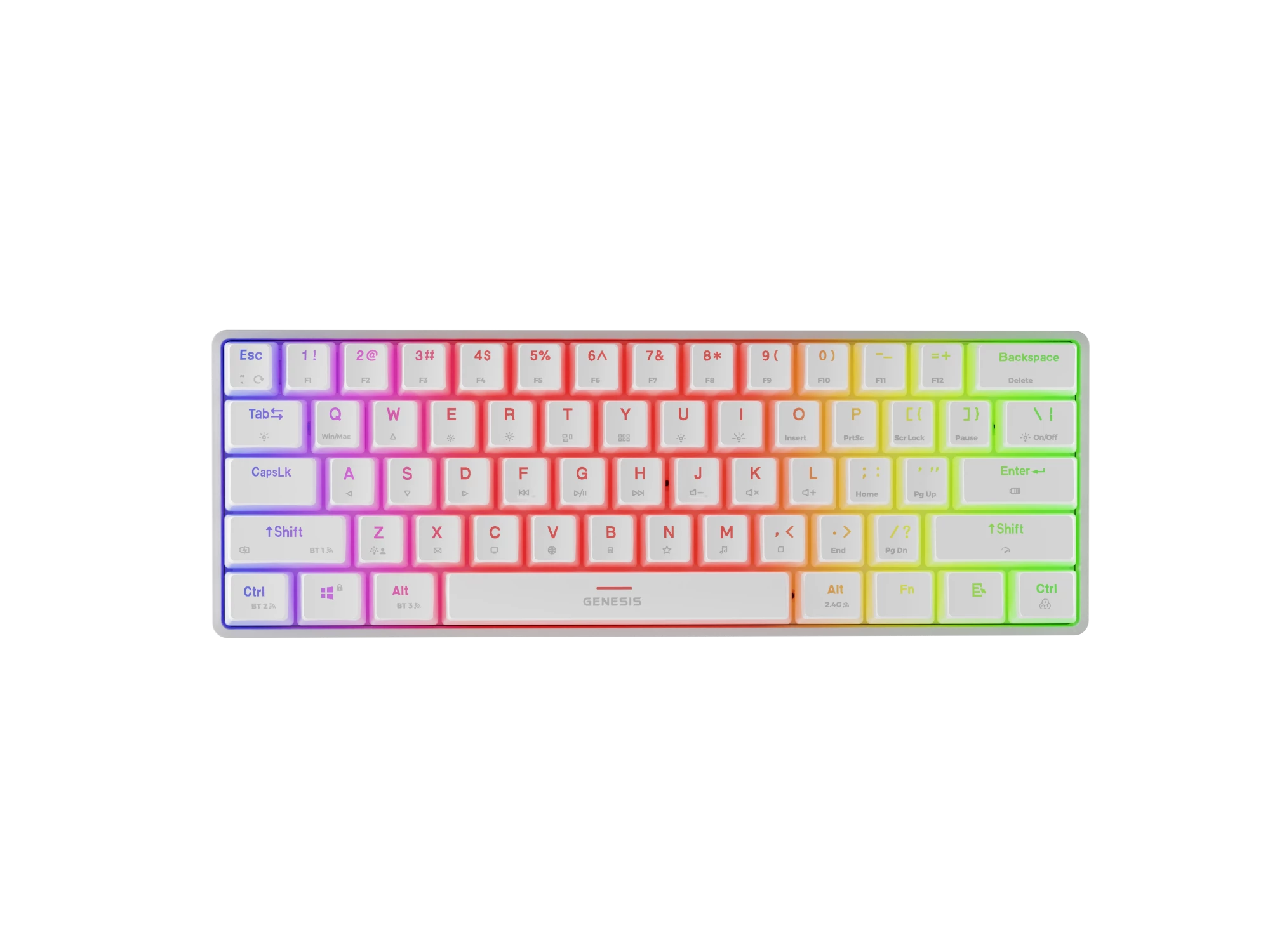 Genesis Thor 660 G2 Wireless Gateron Brown US (White)