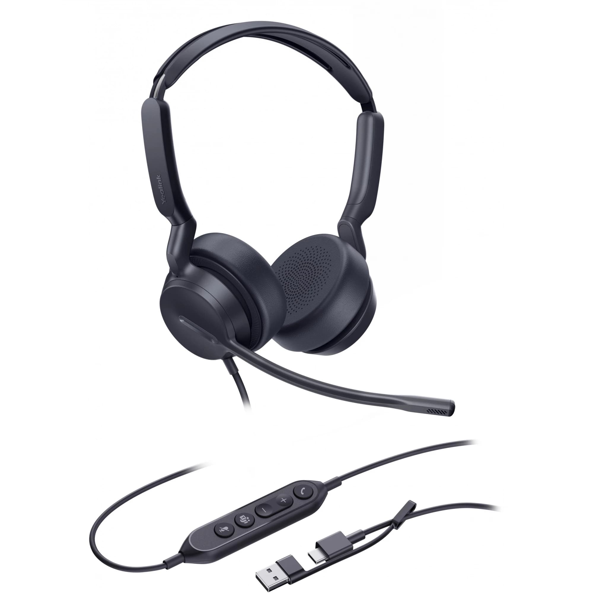 Yealink UH42 SE Dual Teams USB-C/A Wired Headset (Black)