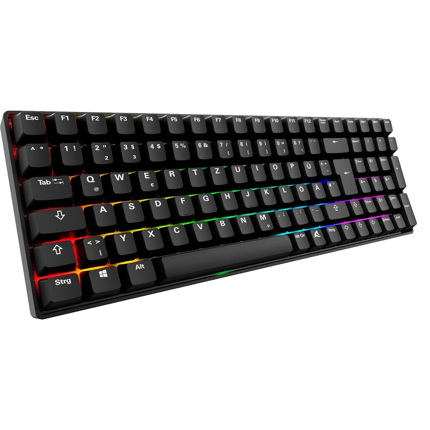 Sharkoon SKILLER SGK50 S2 PBT Gateron G Pro 3.0 Yellow DE (Black)