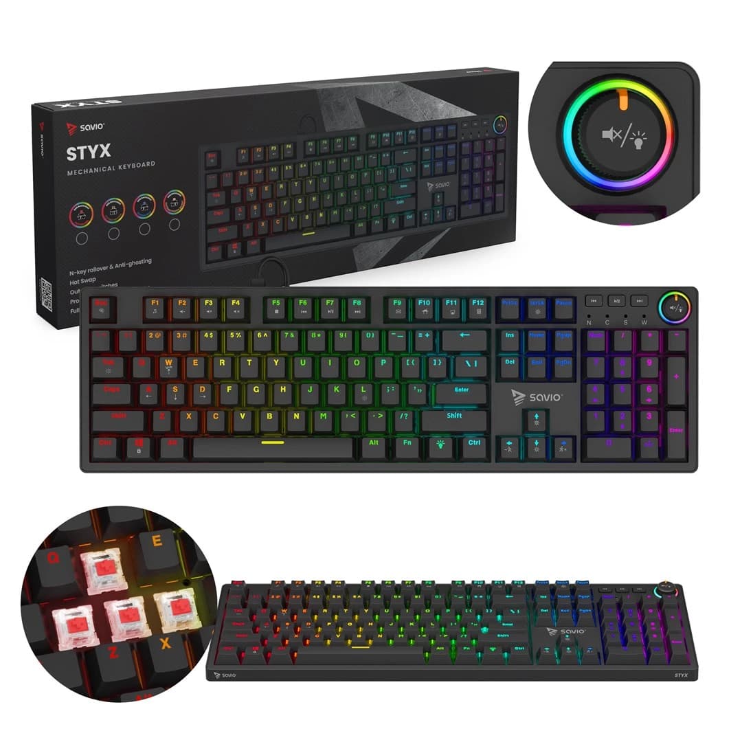 Savio Styx Outemu Red US
