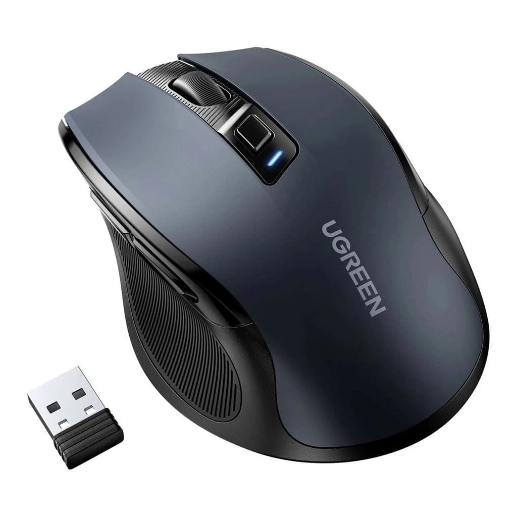 UGREEN MU006 Wireless Mouse 2.4GHz + Bluetooth (Black)