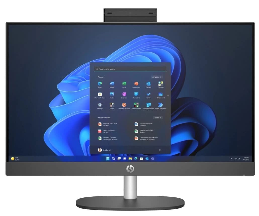 Visame viename kompiuteris HP ProOne 240 G10 - 23,8 col. FHD IPS, Intel Core i5-1335U, 16 GB DDR4, 512 GB SSD, Wi-Fi 6