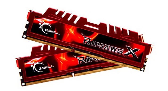 G.Skill 16GB 2133MHz CL11 DDR3 Ripjaws X kit (2x8)