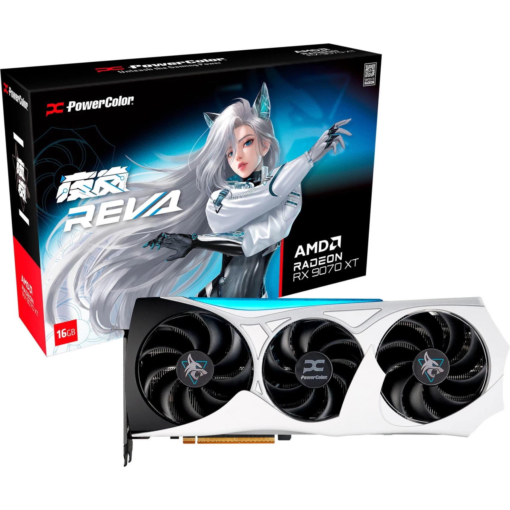 PowerColor RX 9070 XT Color Hellhound OC Reva 16GB