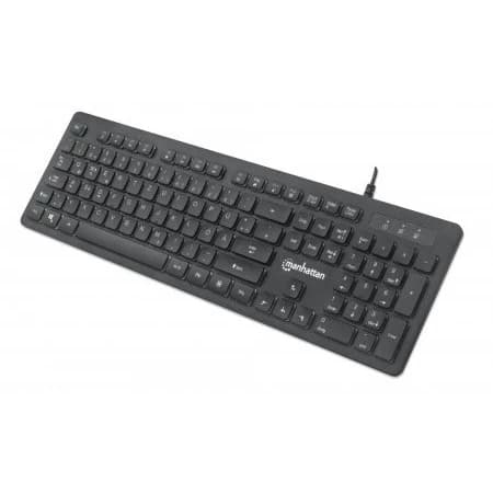 Manhattan Gaming USB Low Force Key Edition German (Black)