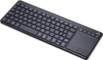 Renkforce MT-1006 Wireless Keyboard with Touchpad German (Black)