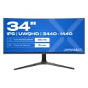 JAPANNEXT JN-IPS340UWQHD60C-C65W-HS 34" UWQHD IPS 60Hz Curved