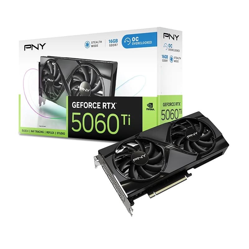 PNY RTX 5060 Ti Overclocked Dual 16GB