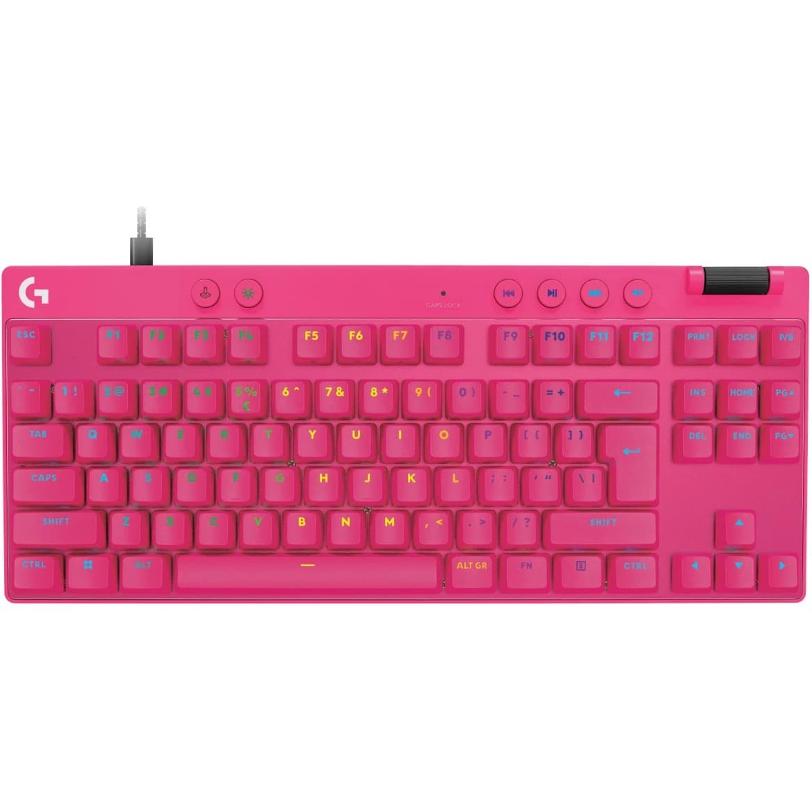 Logitech G PRO X TKL Rapid US International (Magenta)