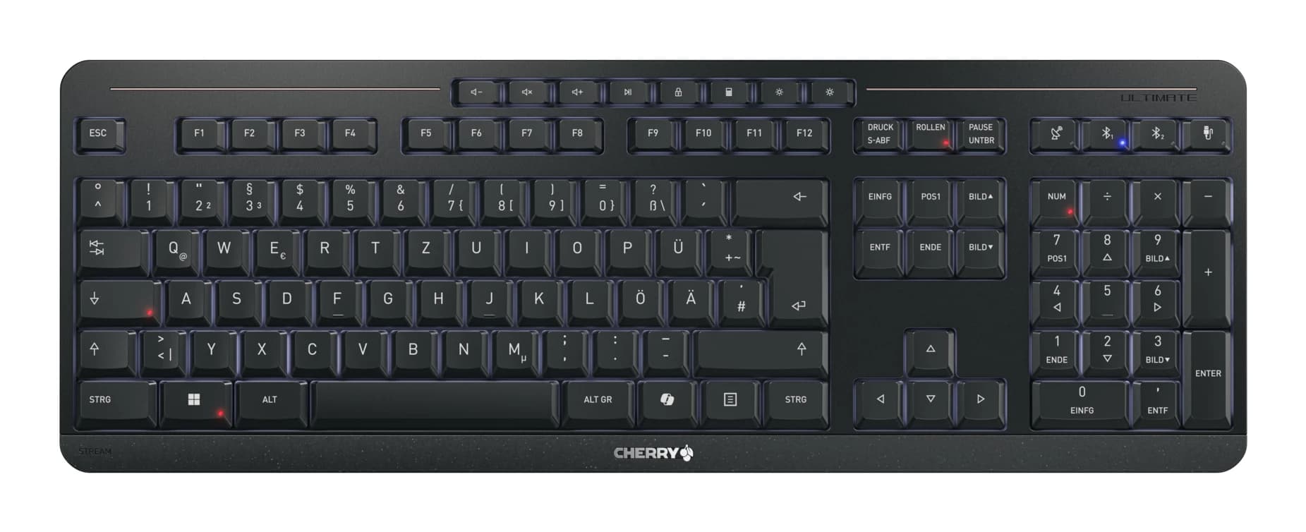 Cherry Stream Keyboard Ultimate DE (Black)