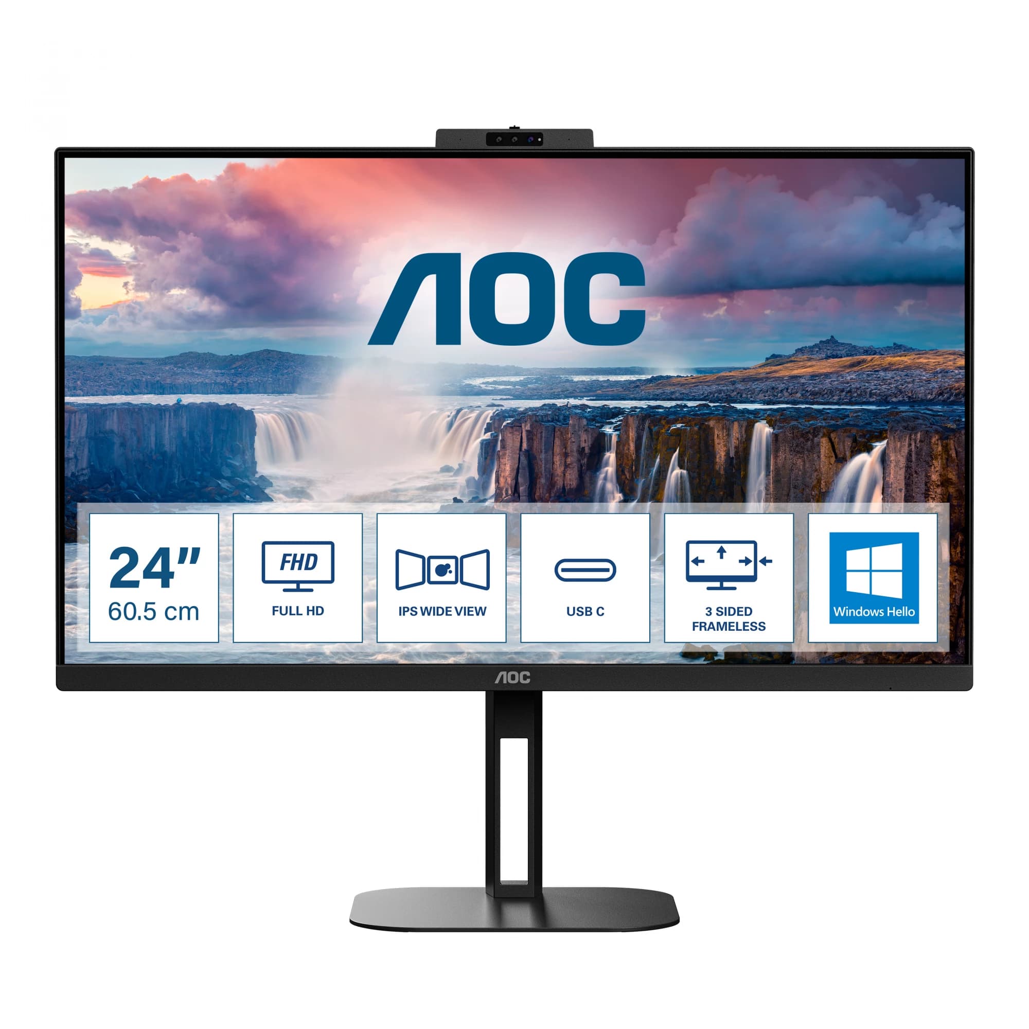 AOC 24V5CW/BK 23.8" FHD IPS
