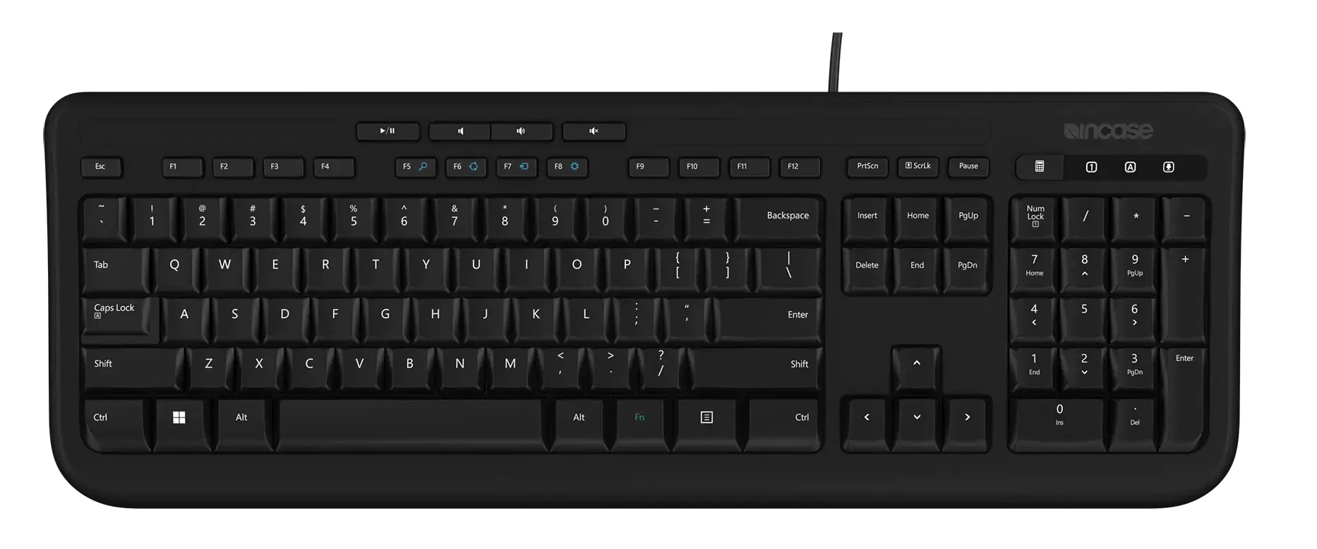 Incase Designed by Microsoft Wired Keyboard 600 UK (Black)