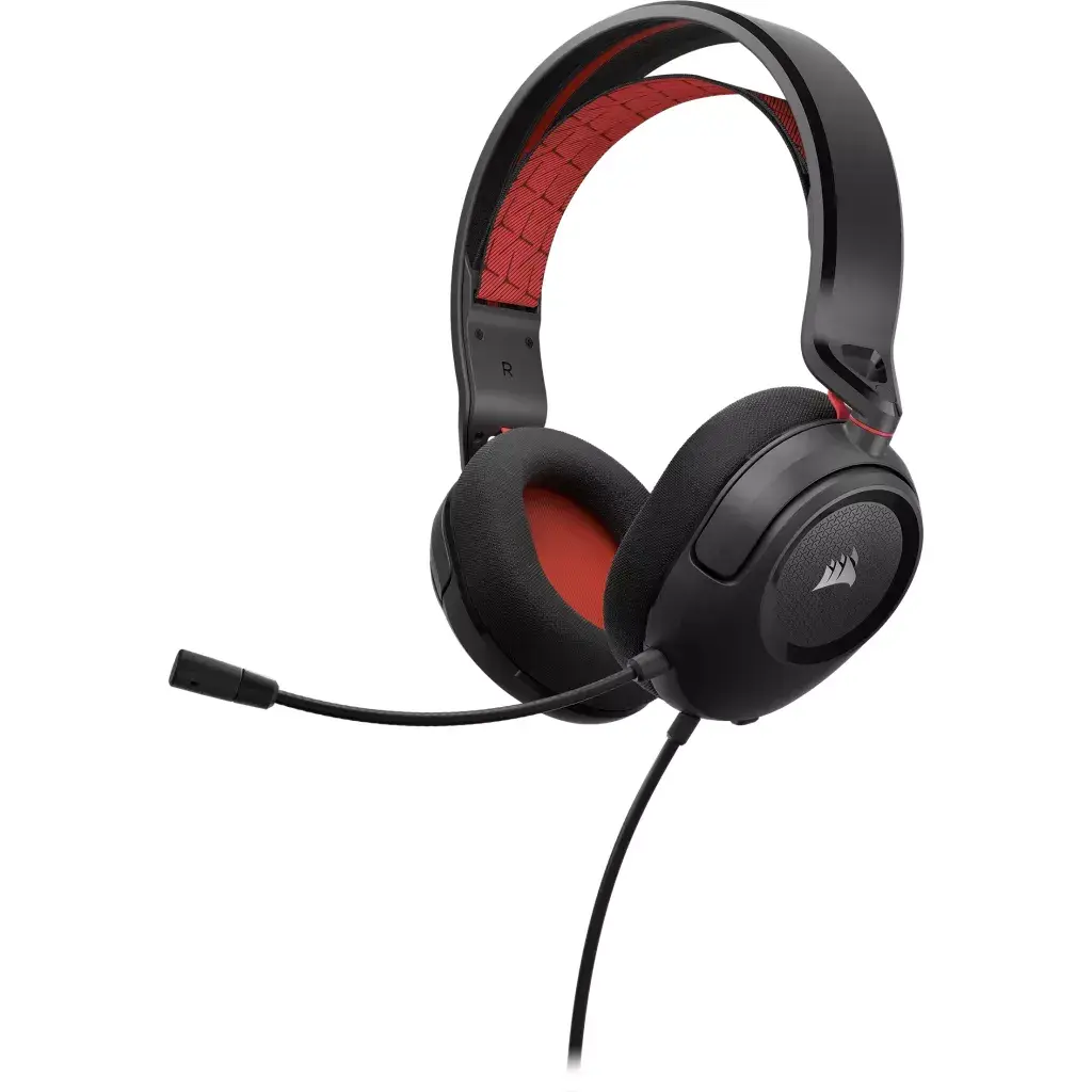 Corsair HS35 v2 Wired 3.5 mm Headset (Red)