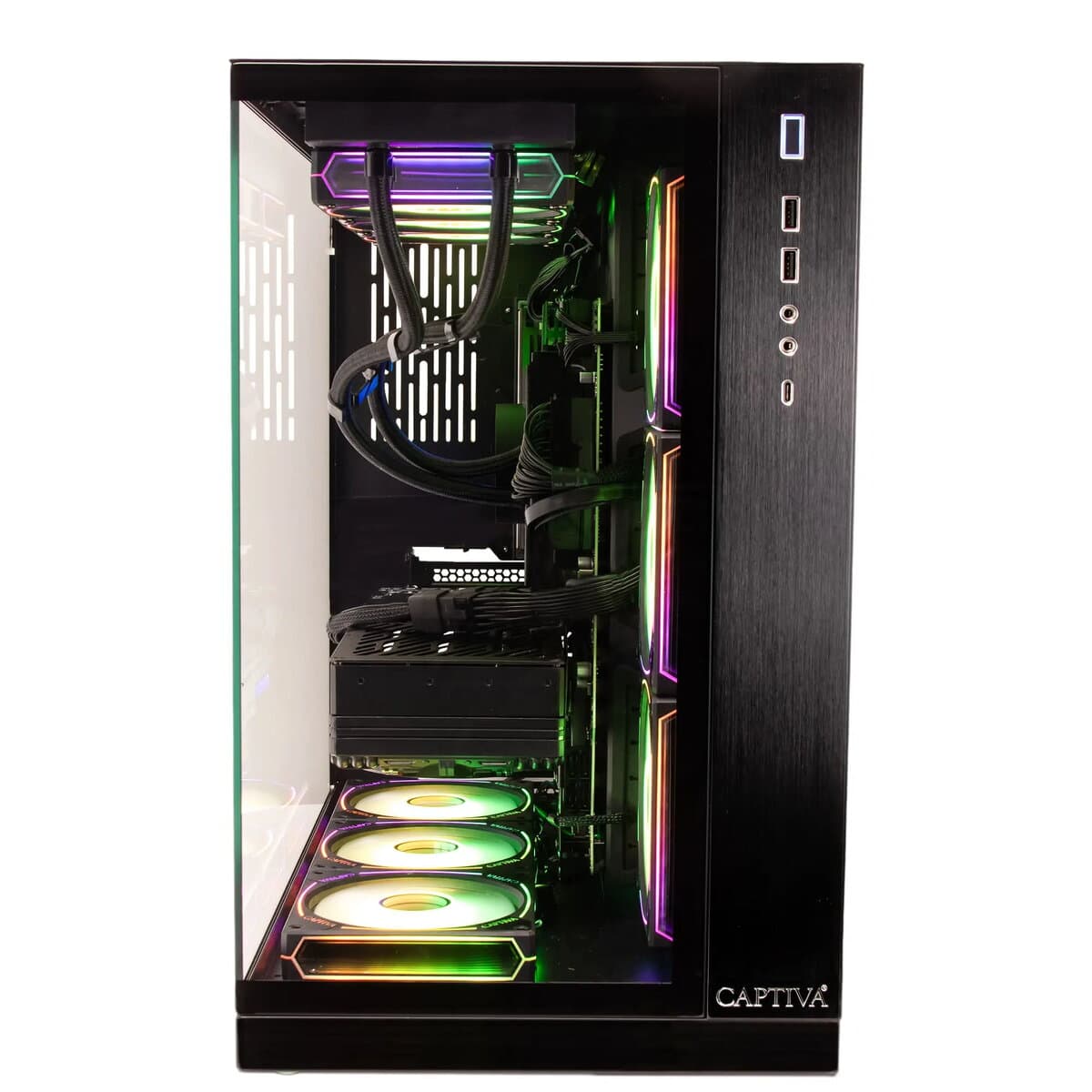 Stalinis kompiuteris CAPTIVA Highend Gaming I90-064 i9-14900KF 64GB 2TB RTX5070