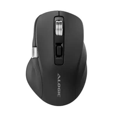 Alogic Ergonomic Wireless Mouse 7 Buttons (Black)
