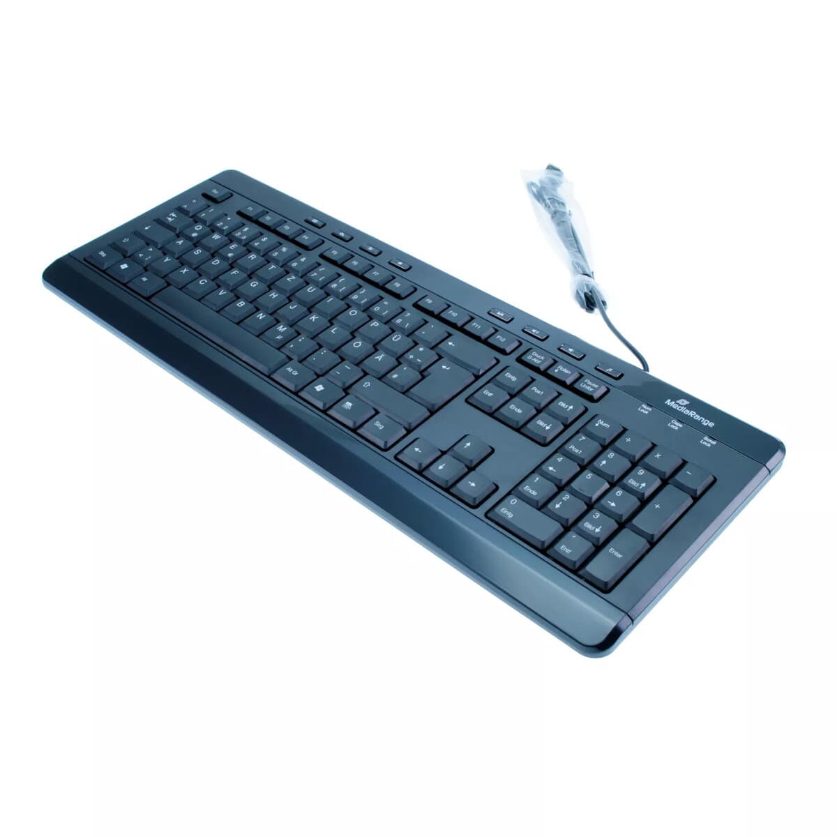 MediaRange MROS102 USB Multimedia Keyboard DE (Black)