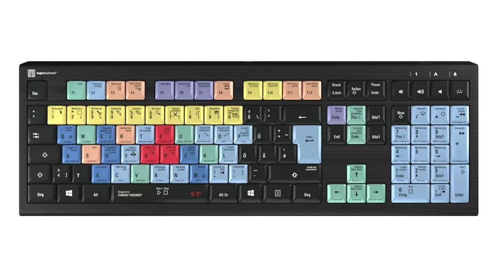 LogicKeyboard Cubase/Nuendo Astra 2 Backlit German
