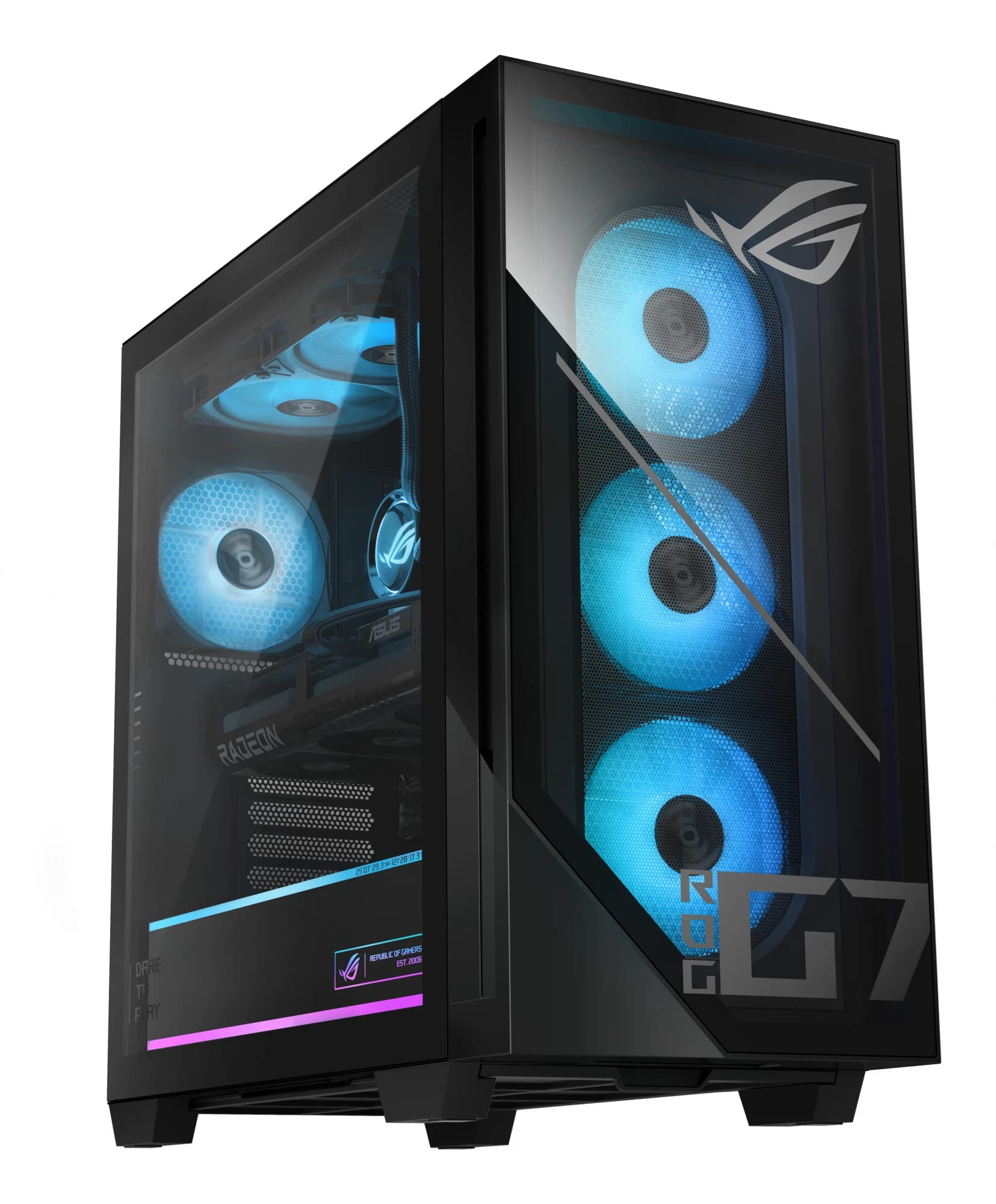 ASUS ROG G700 GM700TZ-R8700F092W AMD Ryzen 7 8700F 32 GB DDR5-SDRAM 2 TB SSD NVIDIA GeForce RTX 5070 Ti