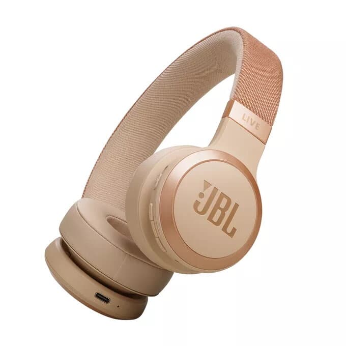 JBL Live 670NC Wireless Headphones (Sandstone)