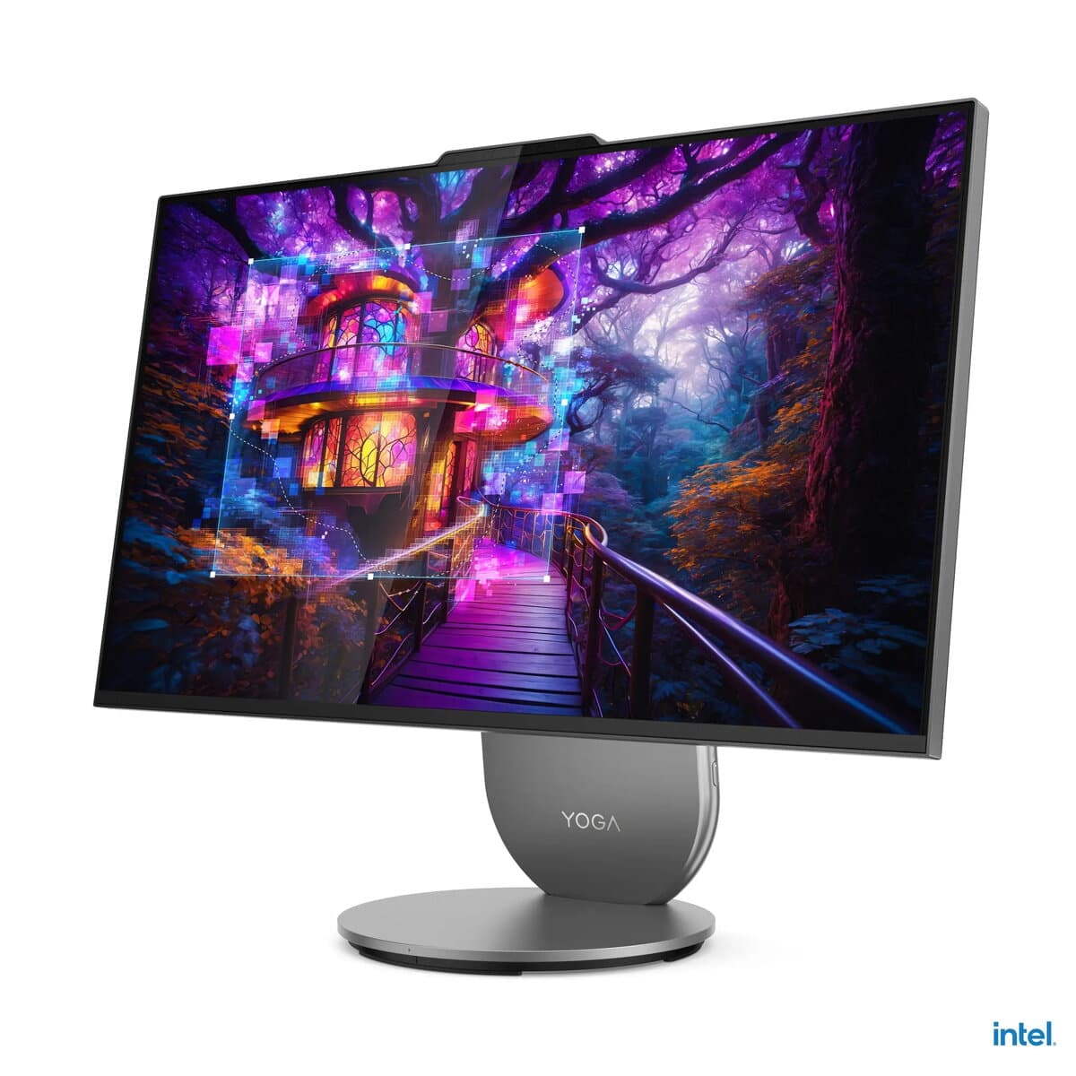 All-in-one kompiuteris Lenovo Yoga AIO 9 27IAH10 - 27 colių QHD, Intel Core Ultra 7 255H, 16 GB LPDDR5x, 1 TB SSD, Intel Arc 140T