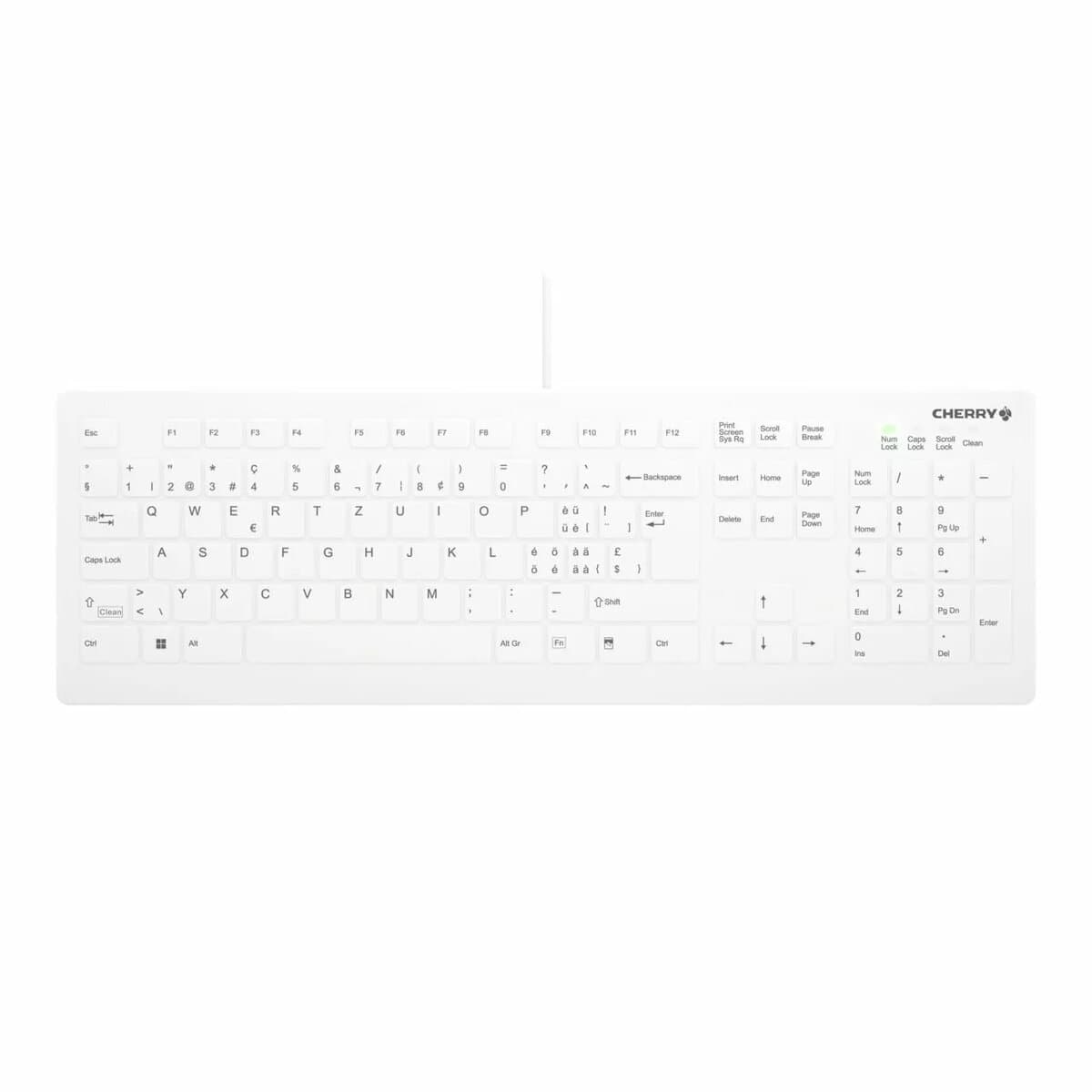 Cherry Active Key AK-C8112 Medical Keyboard CH (White)