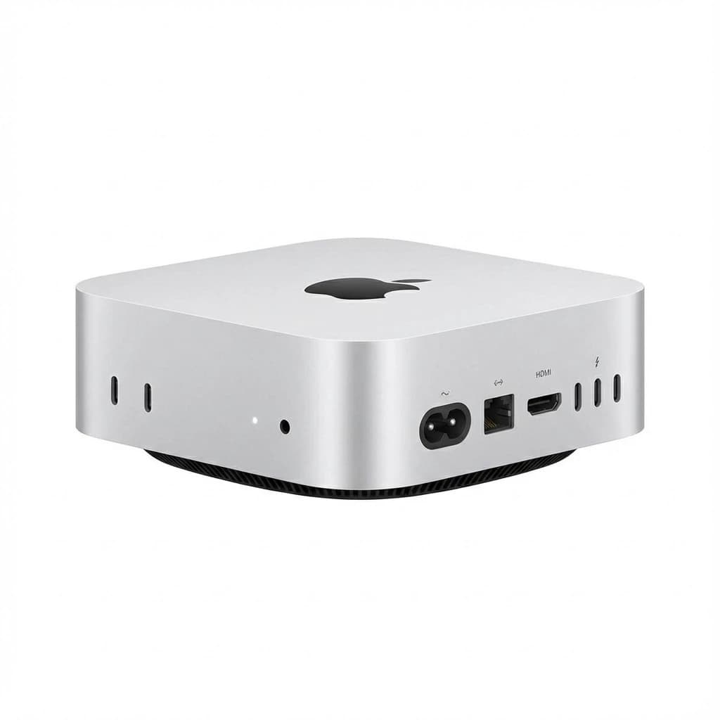 Apple MacMini M4 sidabrinis / M4-10C-CPU, 10C-GPU / 16 GB / 1 TB SSD / 1Gb Ethernet (Z1CG_1_DE_CTO)