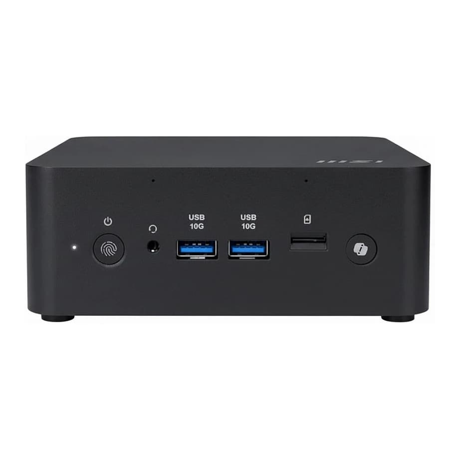 Mini PC MSI Cubi NUC AI+ 2MG-037AT kompaktiškas stalinis kompiuteris su Intel Core i9-288V, 32GB RAM, 1TB SSD