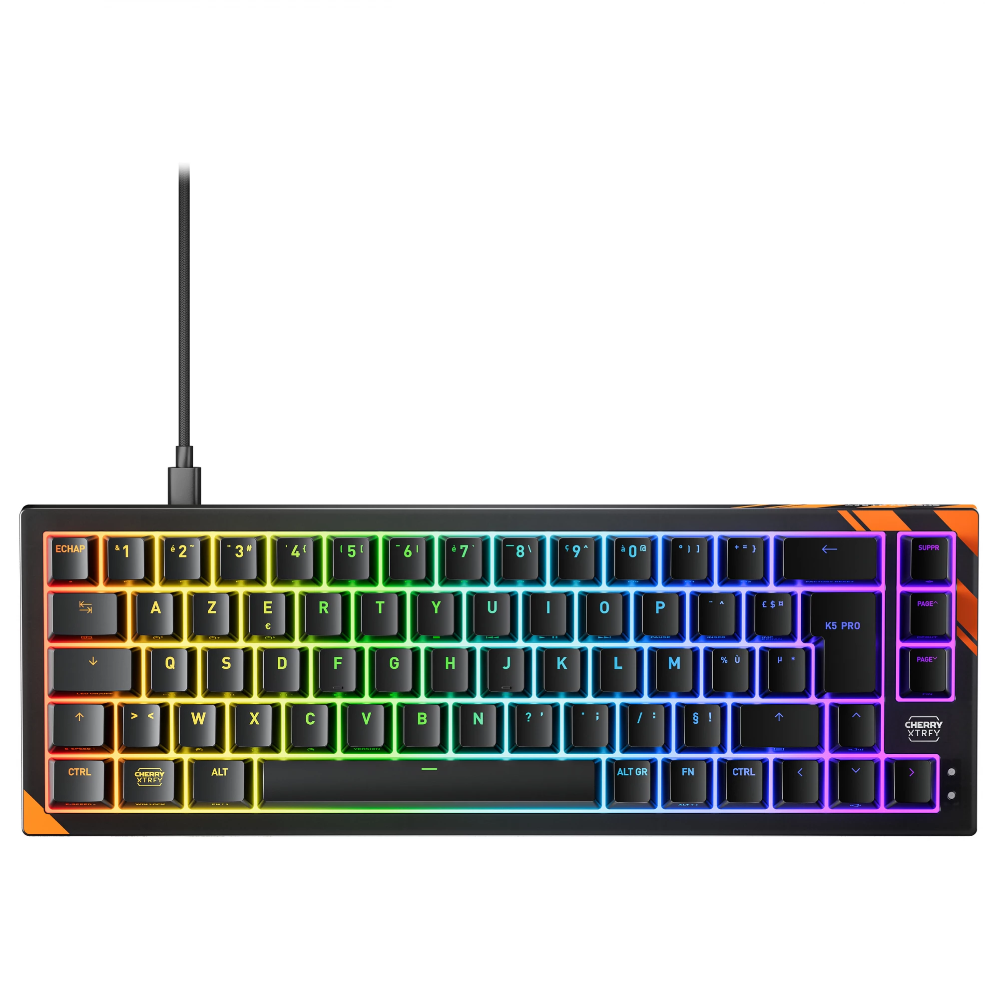 Cherry K5 Pro TMR Compact (Black) FR AZERTY