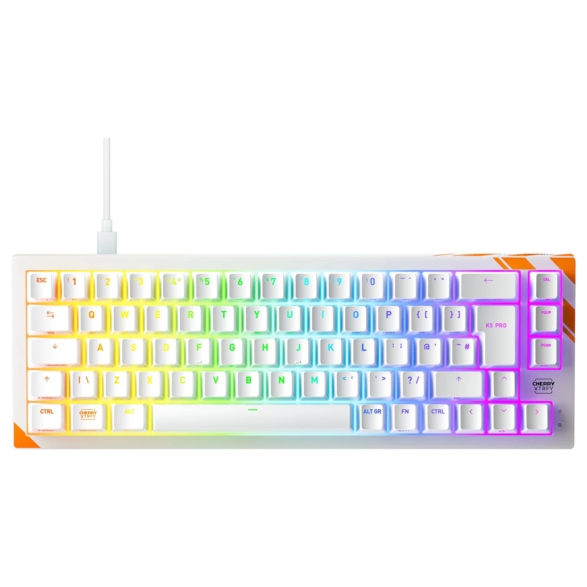 Cherry K5 Pro TMR Compact (White) UK
