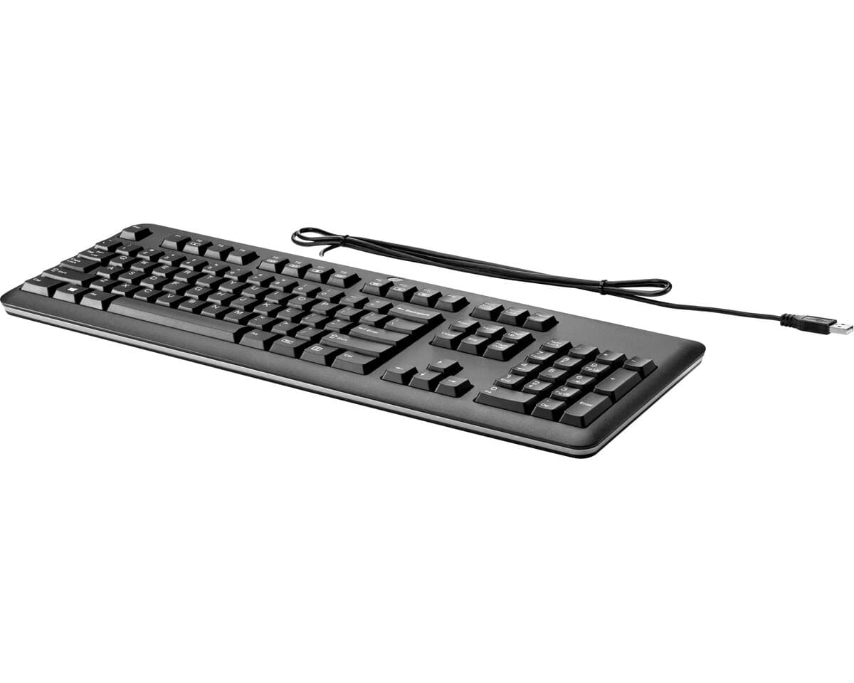 HP USB Keyboard Spanish (Black)