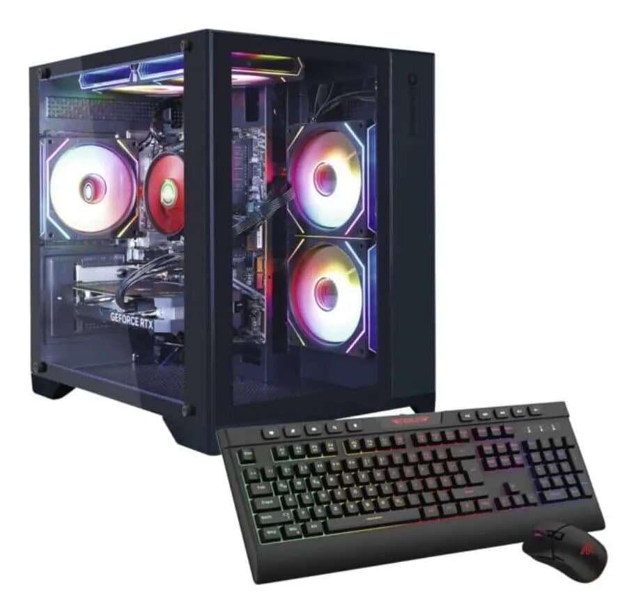 Stalinis kompiuteris Hyrican PCK07796 - AMD Ryzen 7 5700X, 16 GB DDR4, 1 TB SSD, NVIDIA GeForce RTX 5060 Ti