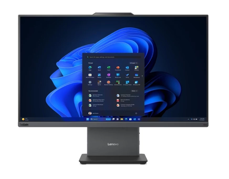Lenovo ThinkCentre neo 50a 27 Gen 6 kompiuteris „viskas viename“, Intel Core Ultra 5 226V, 27 colių Full HD, 16GB LPDDR5x, 512GB SSD