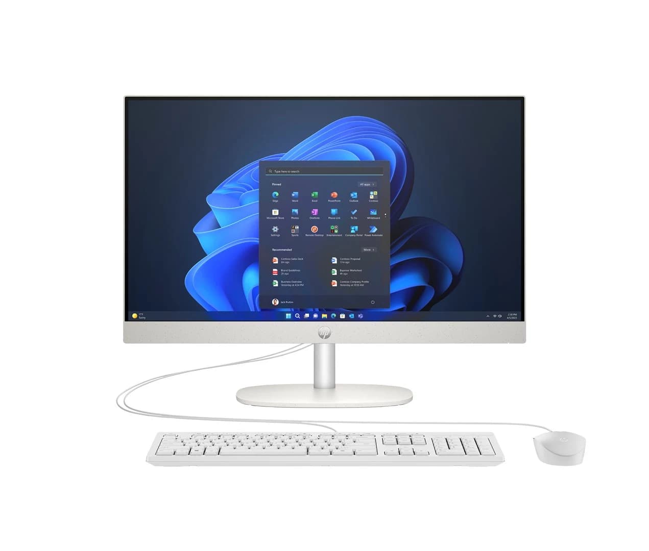 HP ProOne 240 G10 All-in-One PC 23.8 inch FHD IPS Anti-Glare 250 nits Intel Core Ultra 5 125U 16GB RAM 512GB SSD