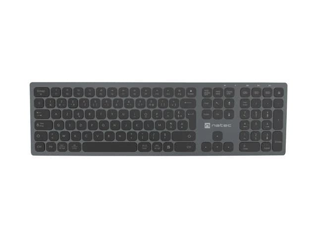 Natec Dolphin Wireless BT+2.4GHz French (Space Grey)