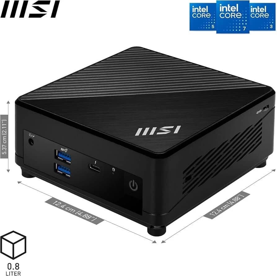 MSI Cubi 5 1MA-660AT Mini PC - Intel Core 5 120U, 16GB RAM, 500GB SSD