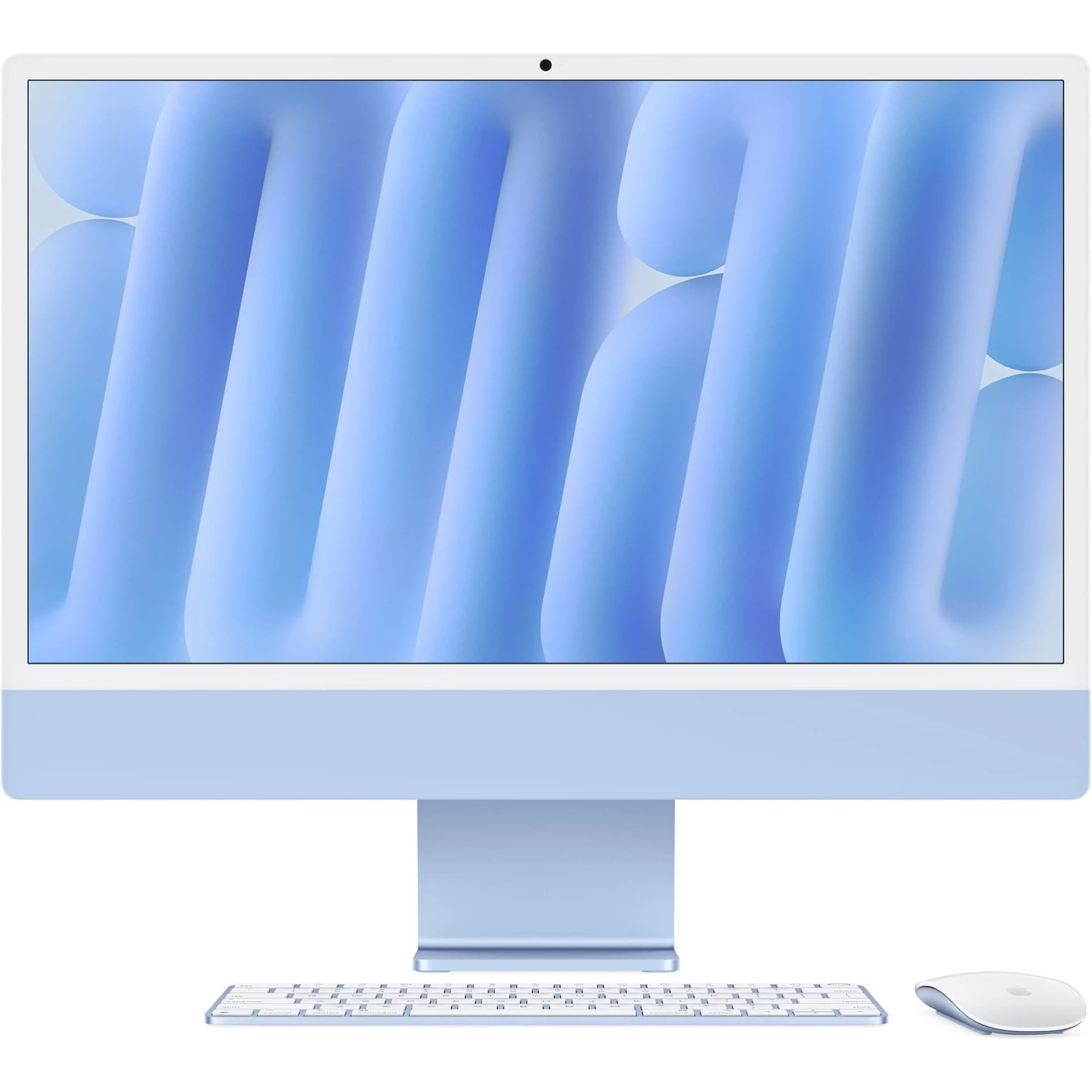 Apple iMac 24 colių Blue M4 10 branduolių CPU 1TB SSD Nano-texture stiklas su Touch ID
